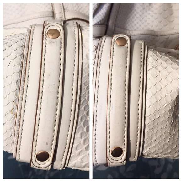 ❇️Auth Coach Audrey python leather embossed bag - Picture 6 of 8
